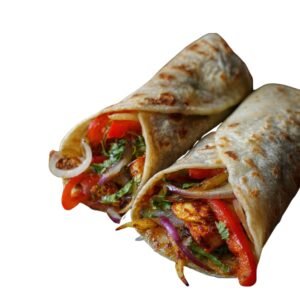 Fajita Paneer Kathi Roll