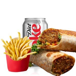 Galouti Kebab Roll Meal