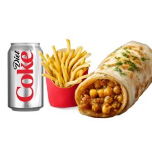 Chana Masala Roll Meal
