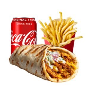 Afghani Chicken Kathi Roll Meal