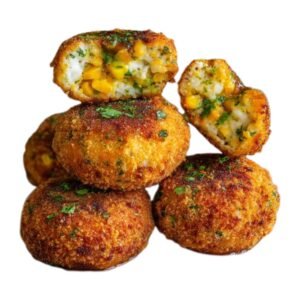 Crispy Corn, Paneer, and Cheese Bombers- Homemade- 6 PC