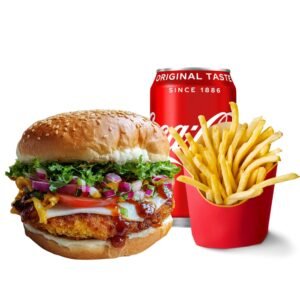 Crispy Aloo Patty Burger Meal