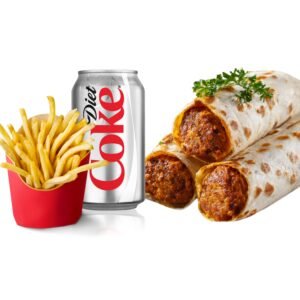 Chicken Kofta Roll Meal