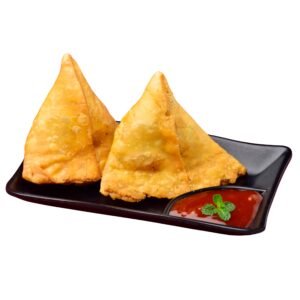 2 Pc Large Veg Samosa Indian Style