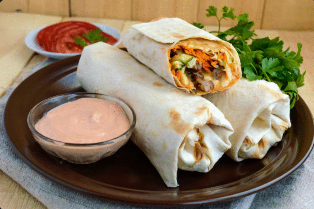 chicken kathi roll