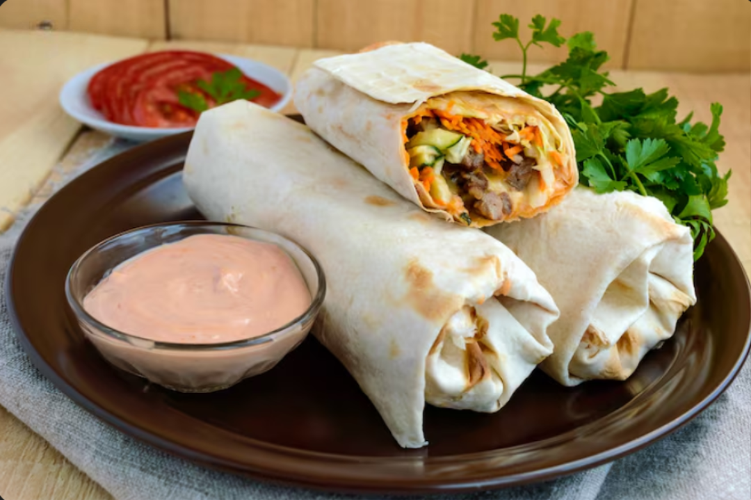 chicken kathi roll