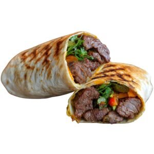 Charcoal Grill Beef Kebab Roll