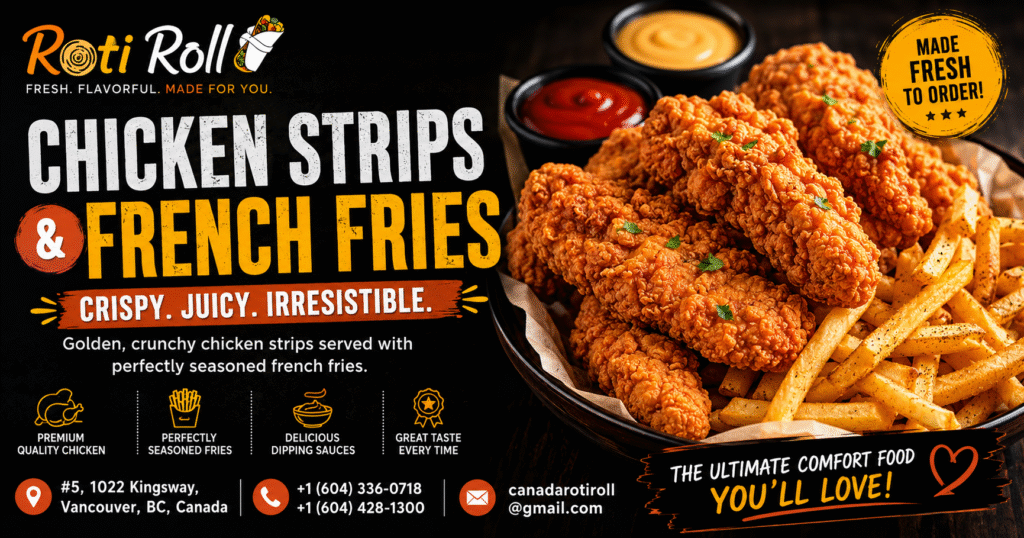 Family-Friendly Chicken Strips and French Fries Everyone Will Enjoy
