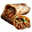 Samosa Channa Kathi Roll (Typical Delhi Street style)