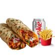 Schezwan Chicken Kathi Roll Meal