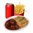 Veg Manchurian and Fried Rice Bowl Meal