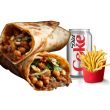 Indian Samosa Channa Kathi Roll (Typical Delhi Street style)